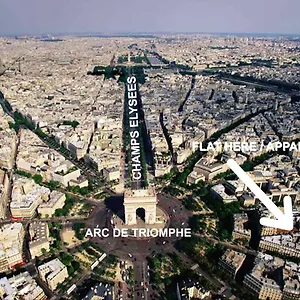 Cosy Arc De Triomphe Champs Elysees Appartamento
